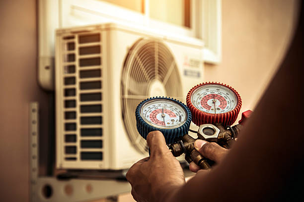 Professional Hvac technician working in Osgood, OH